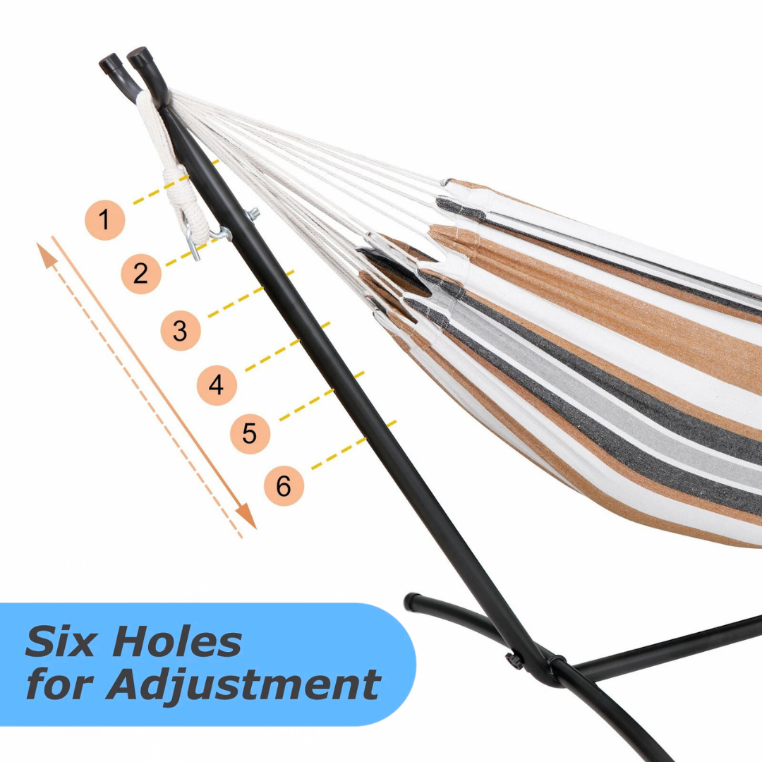 Heavy-Duty 9FT Hammock with Stand