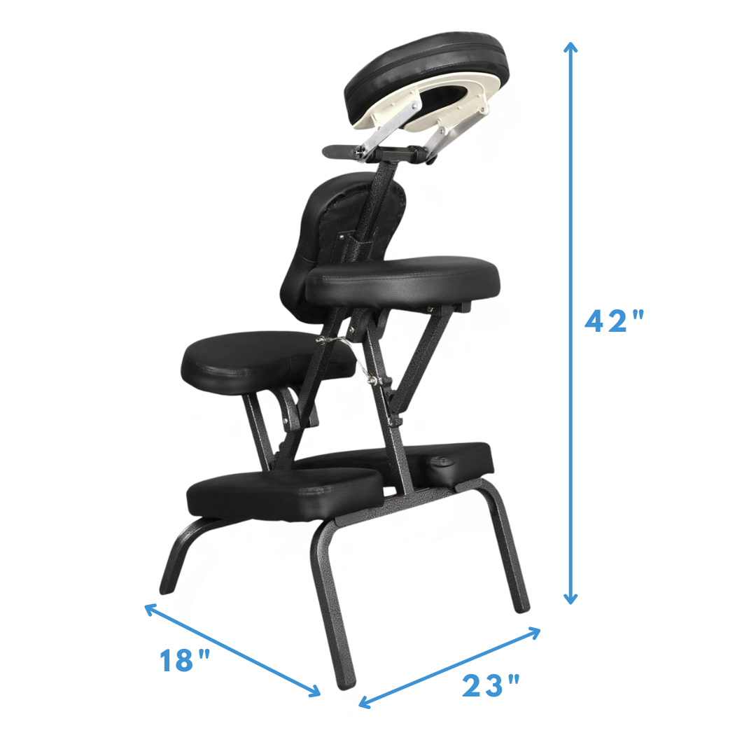Portable Folding PU Leather Massage Chair