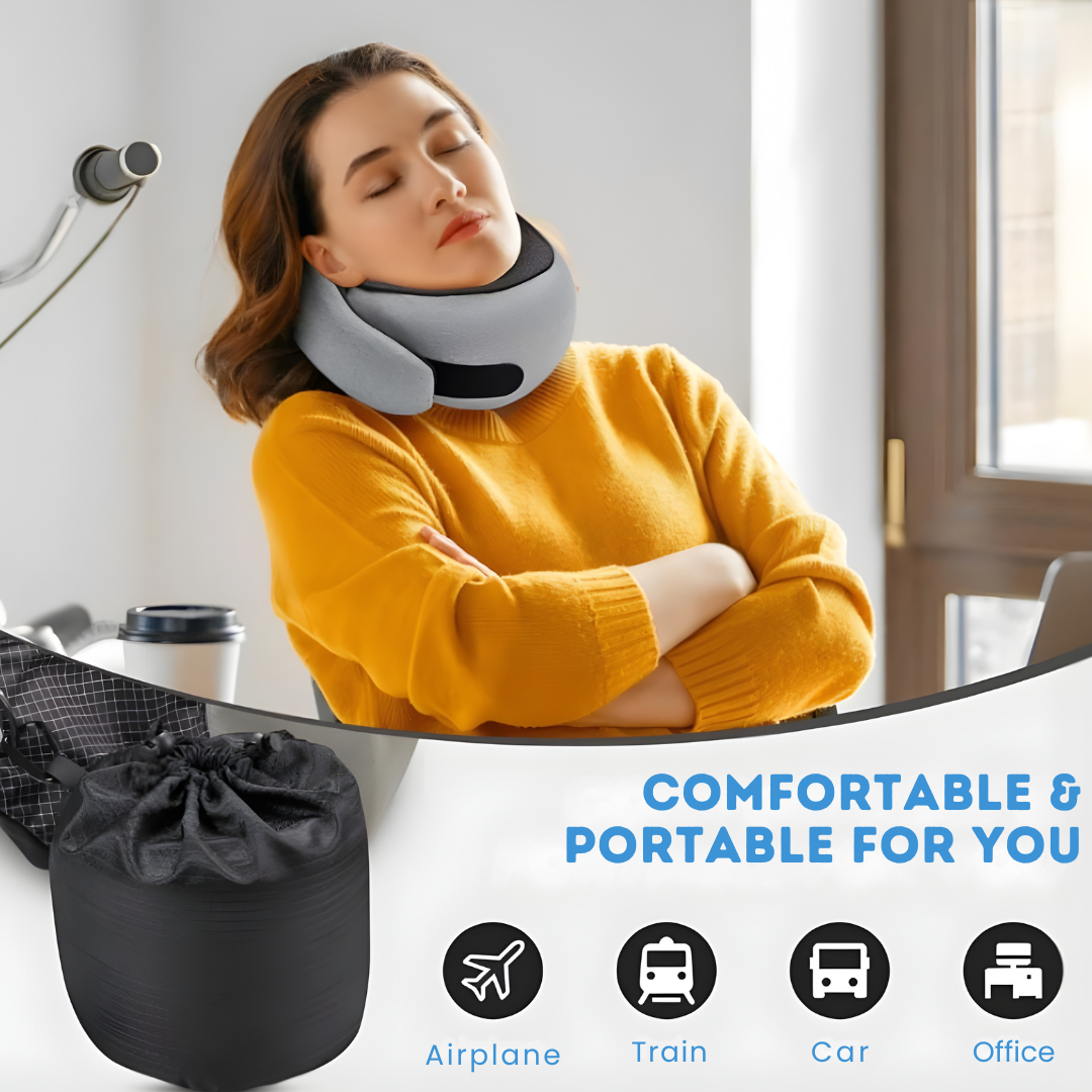 Memory Foam Travel Neck Pillow