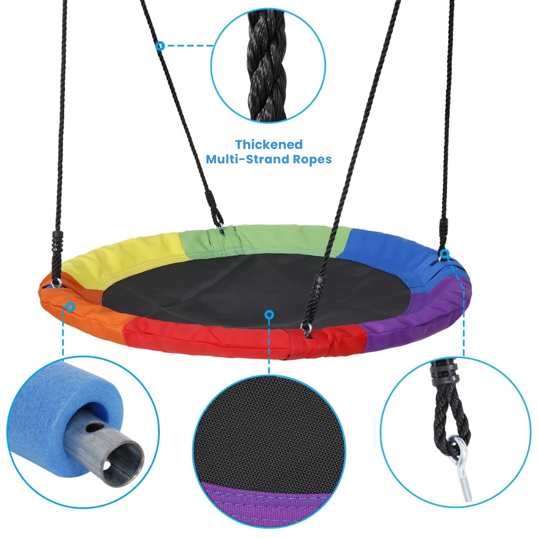 40" Saucer Tree Swing for Kids
