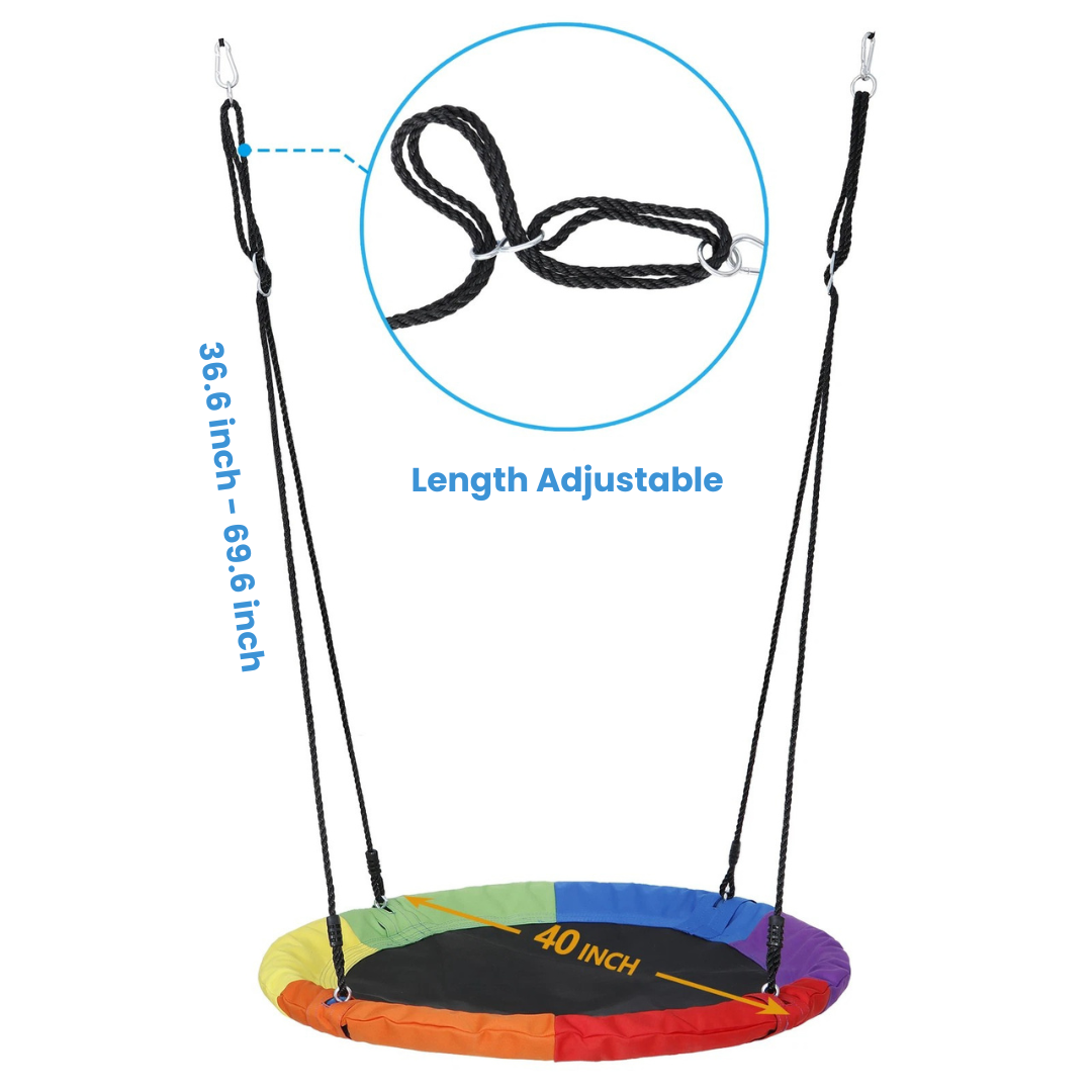 40" Saucer Tree Swing for Kids
