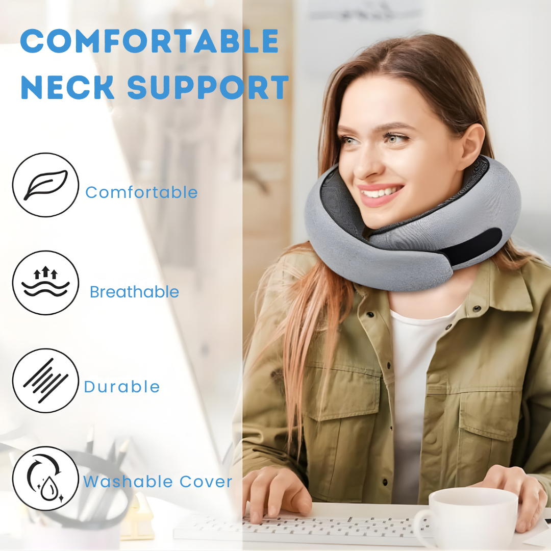 Memory Foam Travel Neck Pillow