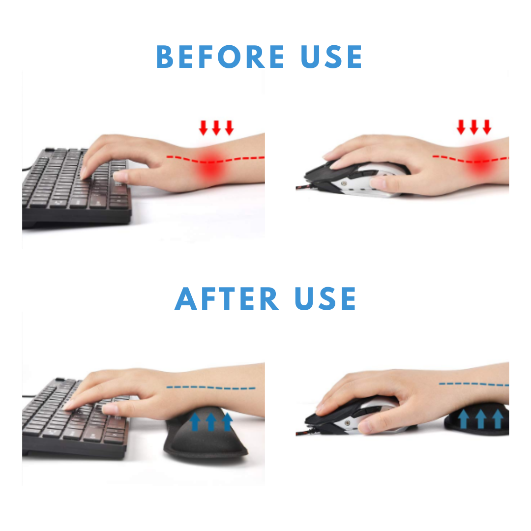 Keyboard & Mouse Wrist Rest Set