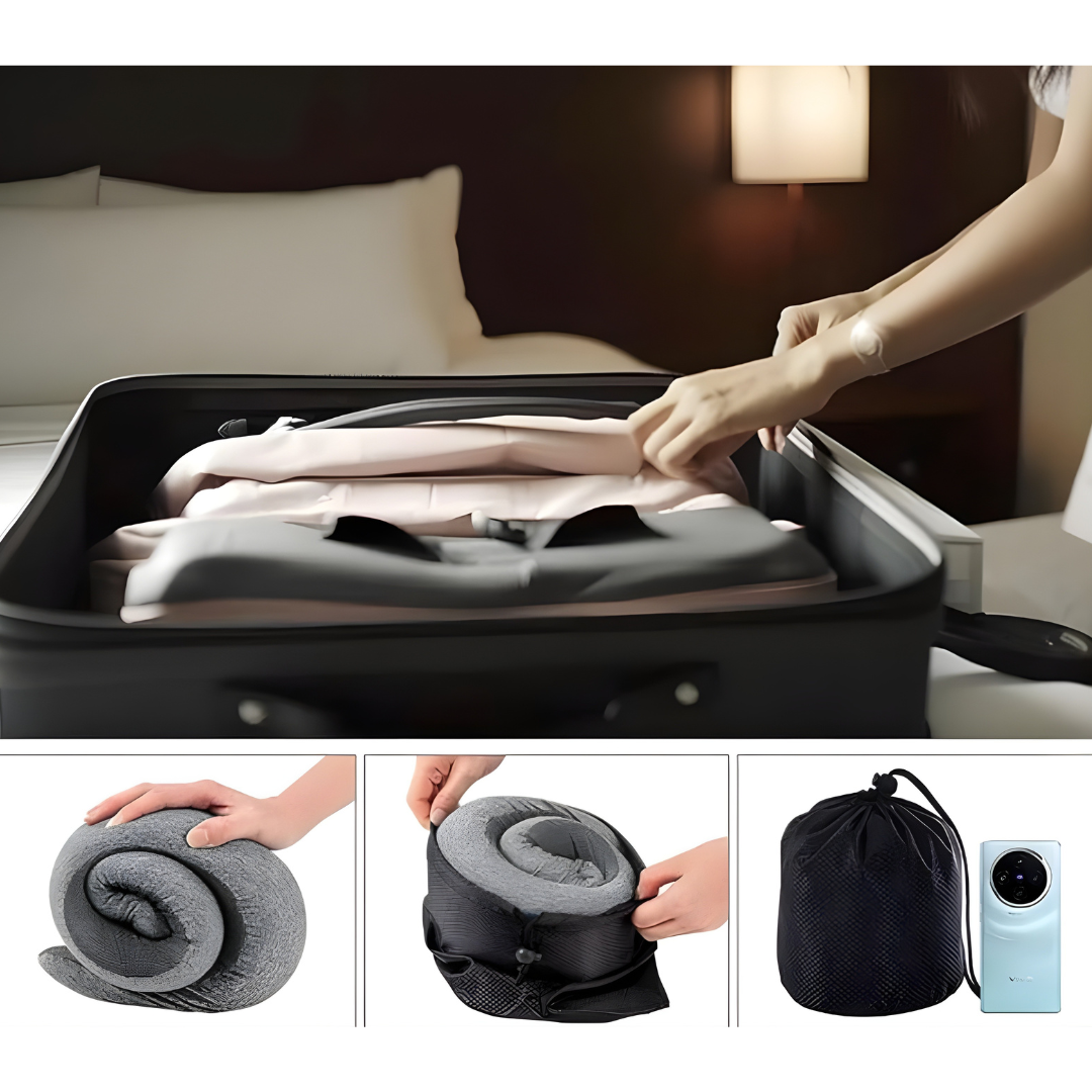 Memory Foam Travel Neck Pillow