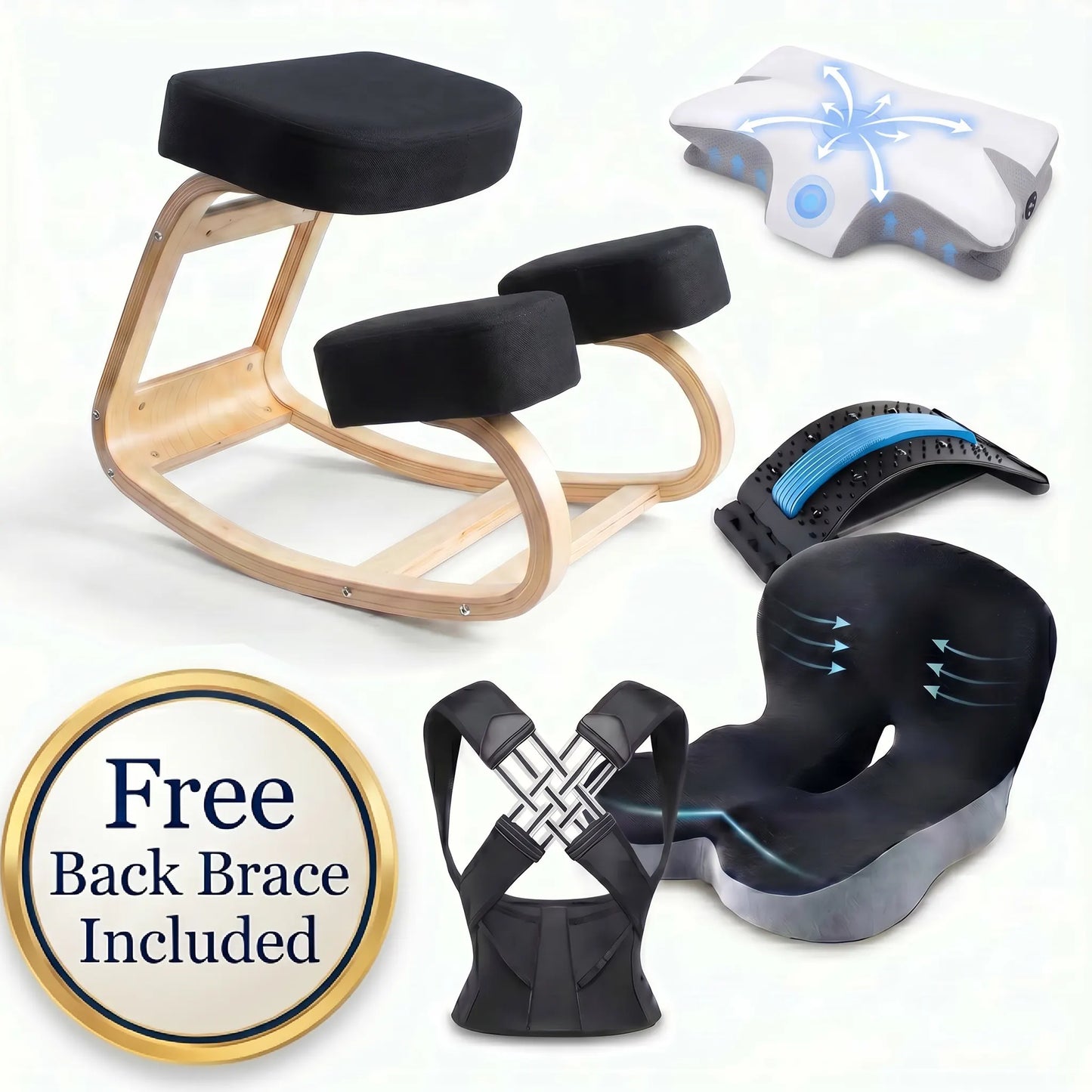 Kneeling Bundle Ultimate (Wooden Black Color)