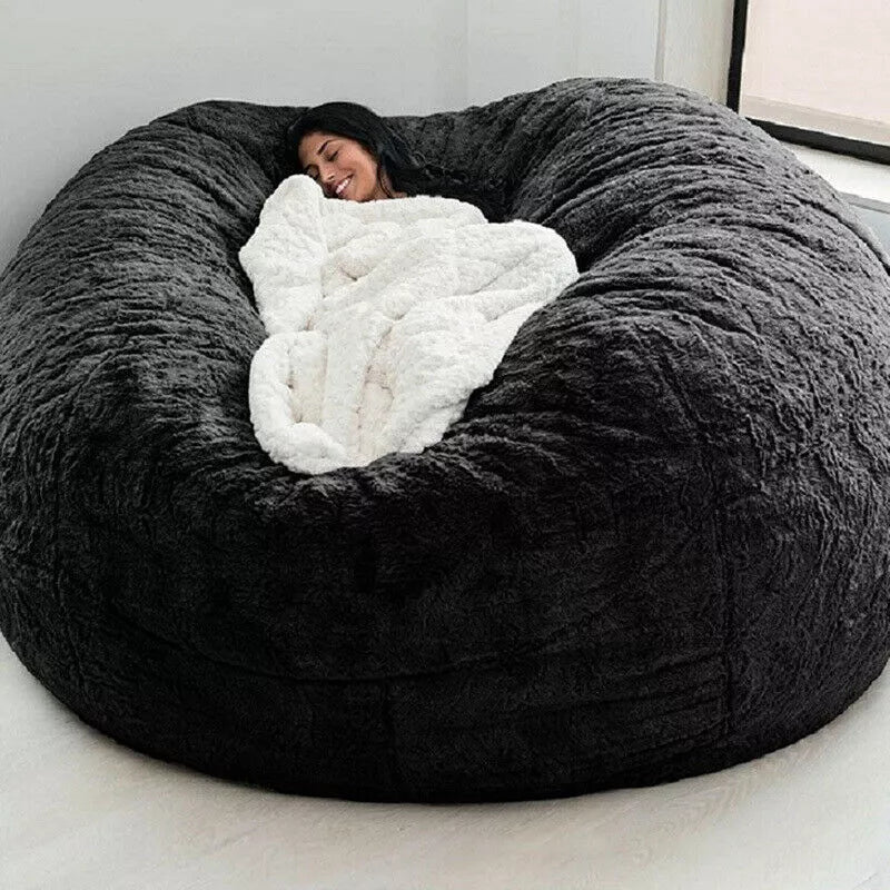 Cozy Fluffy Bean Bag (cover only)