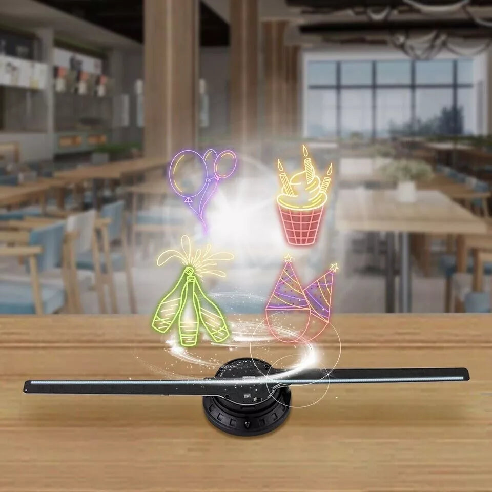 3D Hologram Advertising Fan Projector (16.5" LED Display)