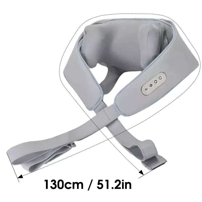 Neck & Shoulder Massager: Heated, Portable, Deep-Tissue Relief