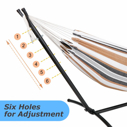 Heavy-Duty 9FT Hammock with Stand