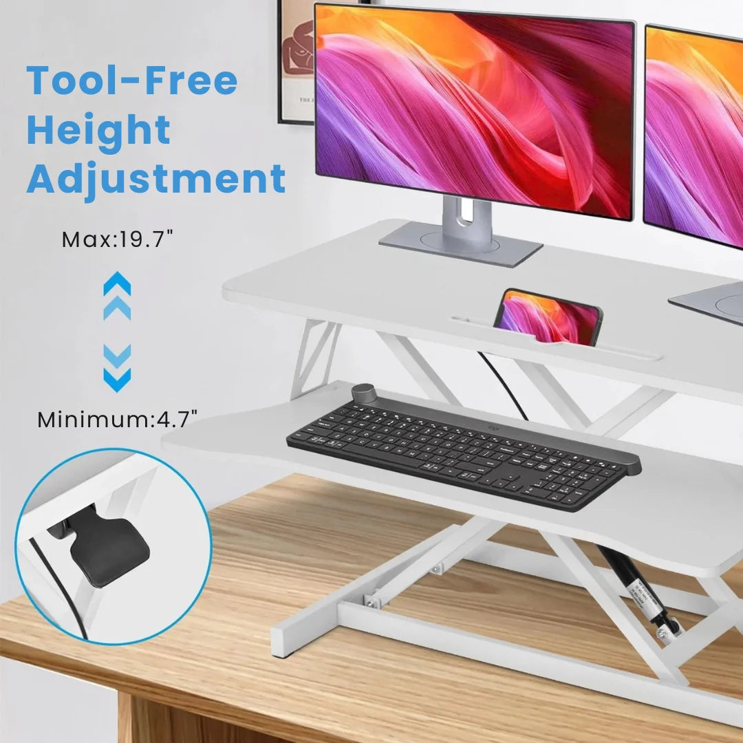 37” Ergonomic Standing Desk Riser