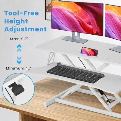 37” Ergonomic Standing Desk Riser