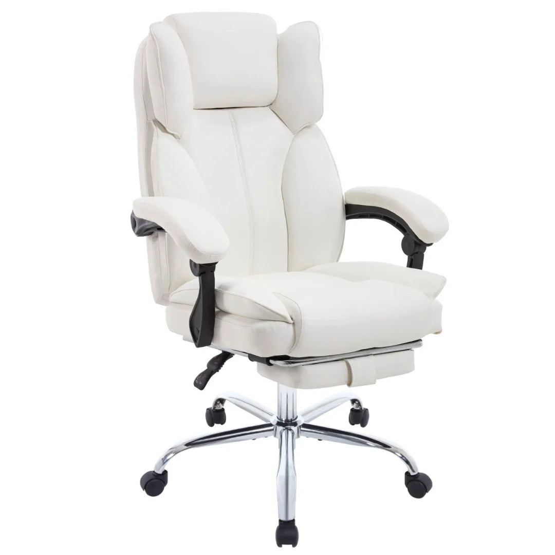Ergonomic Executive Chair with Footrest