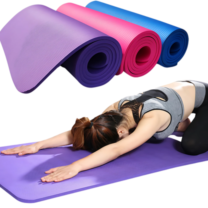 Thick Non-Slip Yoga Mat with Strap