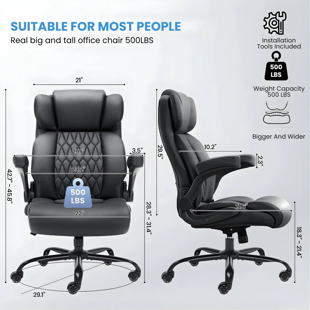 Amazing Ergonomic Leather Office Chair