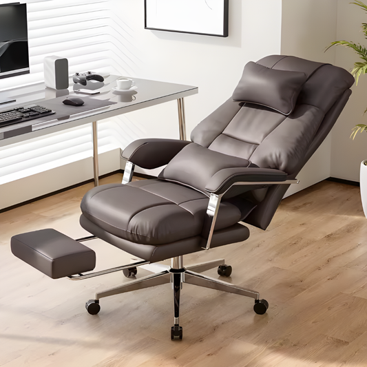 Ergonomic Executive Chair with Footrest