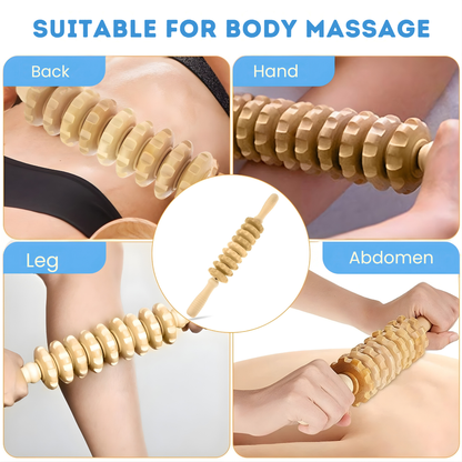 Wooden Fascia Massage Roller