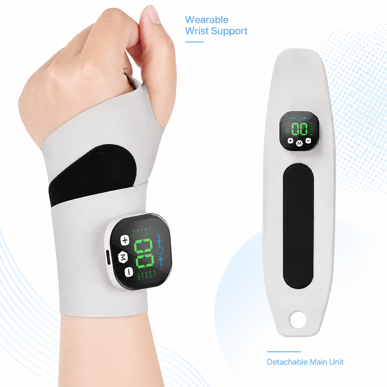 Vibrating Wrist Massager Brace