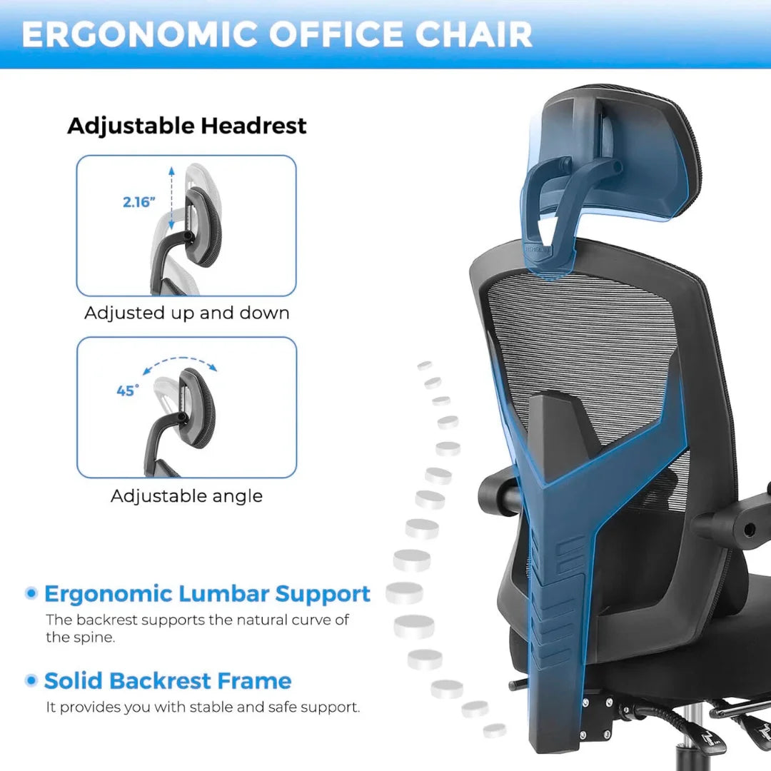 Ergonomic Office Breathable Mesh Chair Pro+