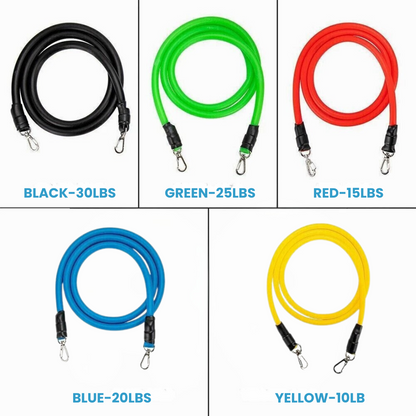 11PC Resistance Bands Set