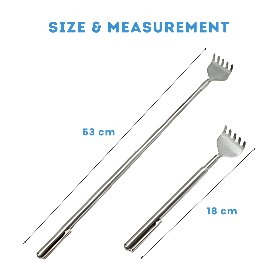 Stainless Steel Telescopic Back Scratcher