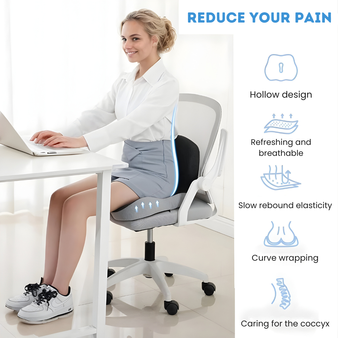 Ergonomic Memory Foam Seat