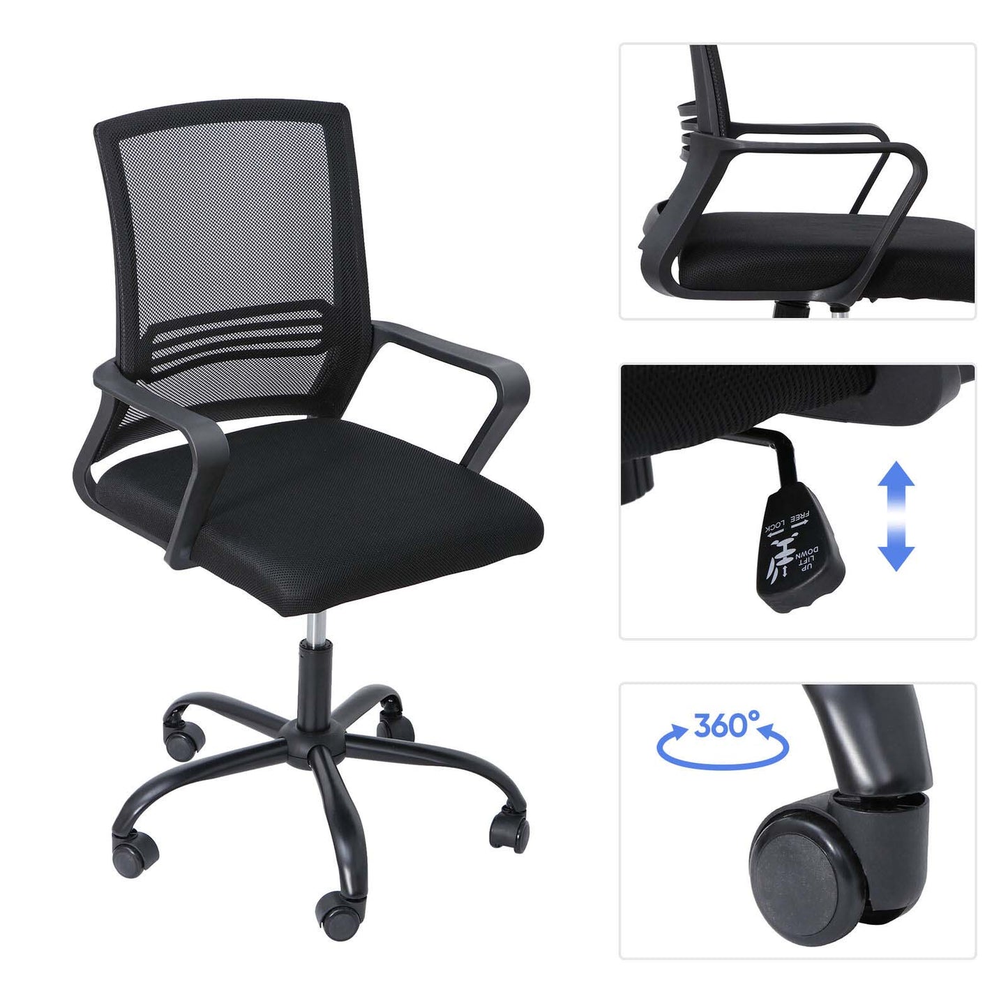 Ergonomic Office Breathable Mesh Chair