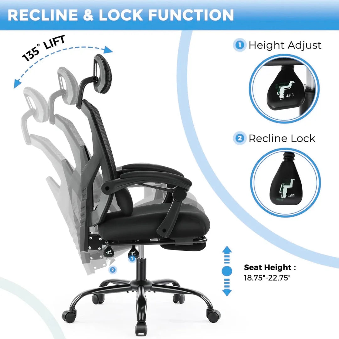 Ergonomic Office Breathable Mesh Chair Pro+