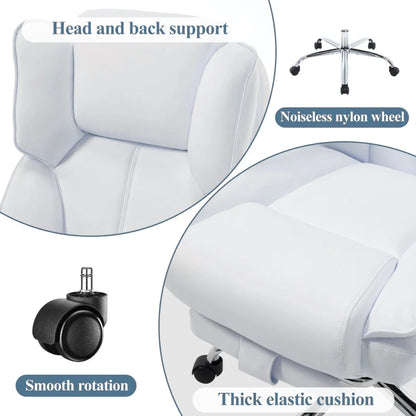 Ergonomic Executive Chair with Footrest