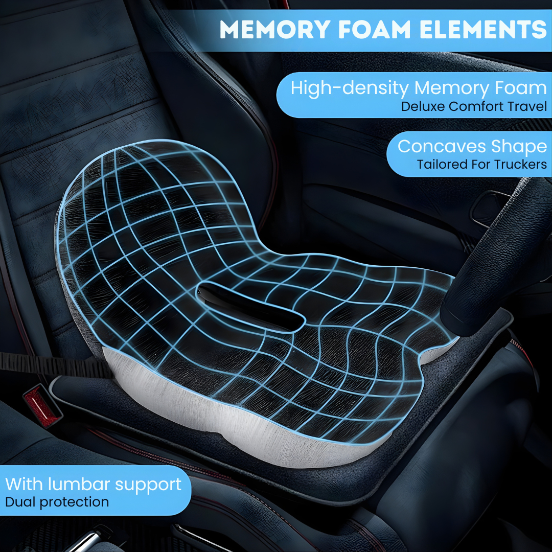 Ergonomic Memory Foam Seat