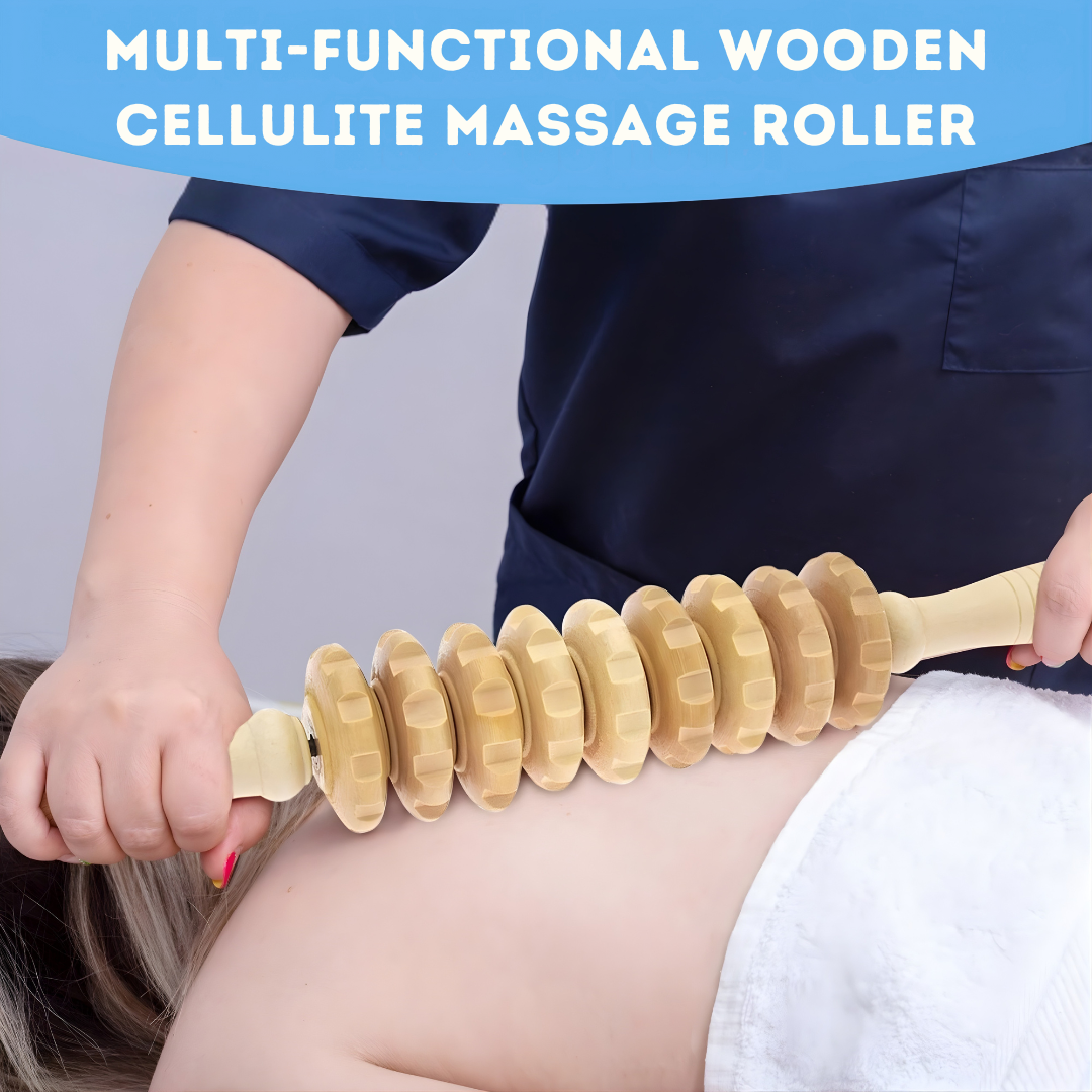 Wooden Fascia Massage Roller