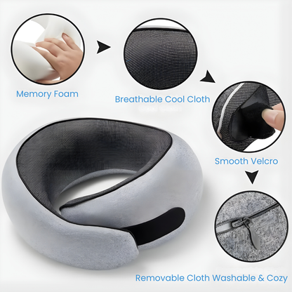 Memory Foam Travel Neck Pillow