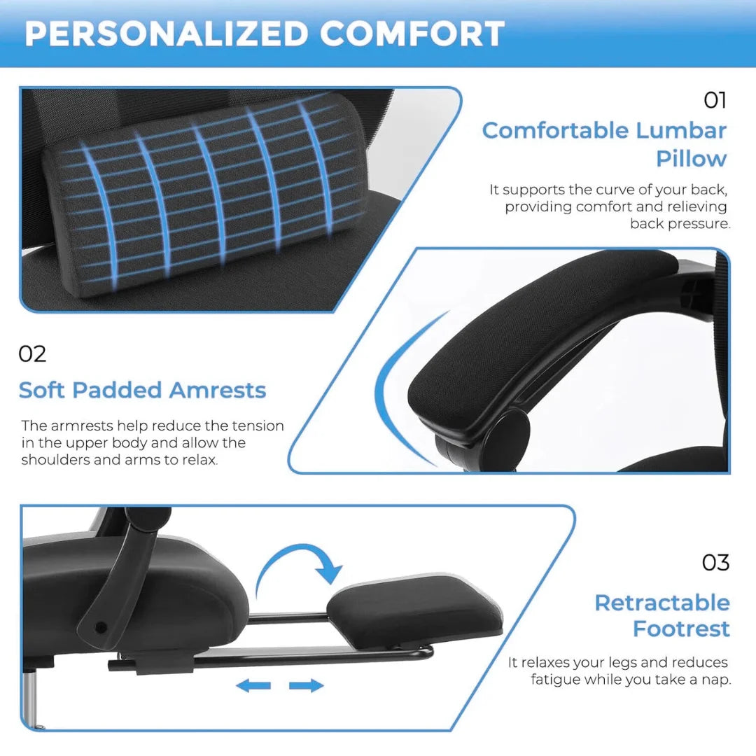 Ergonomic Office Breathable Mesh Chair Pro+