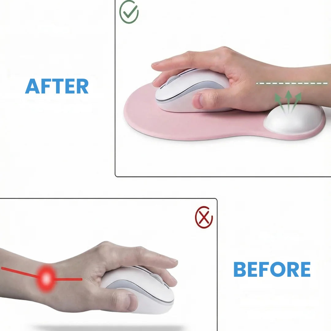 ErgoComfort Wrist Rest Mouse Pad  ErgonomicLux