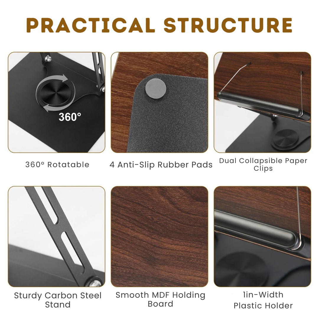 360° Foldable Reading Stand
