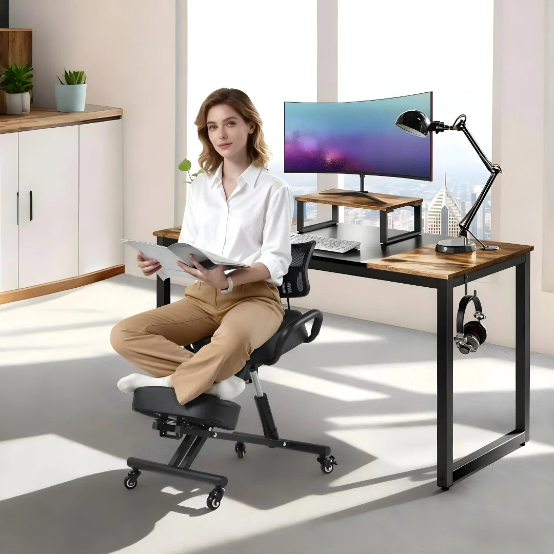 Ergonomic Kneeling Chair with Backrest