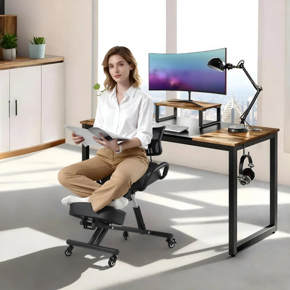 Ergonomic Kneeling Chair with Backrest