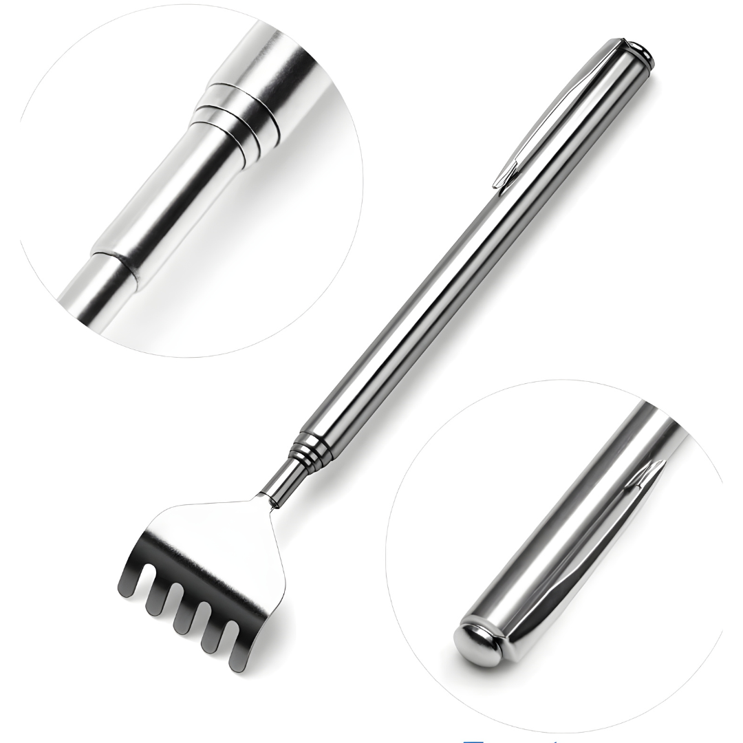 Stainless Steel Telescopic Back Scratcher