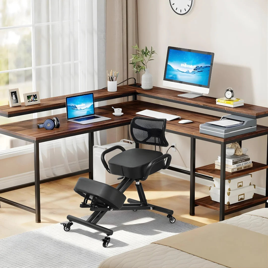 Ergonomic Kneeling Chair with Backrest