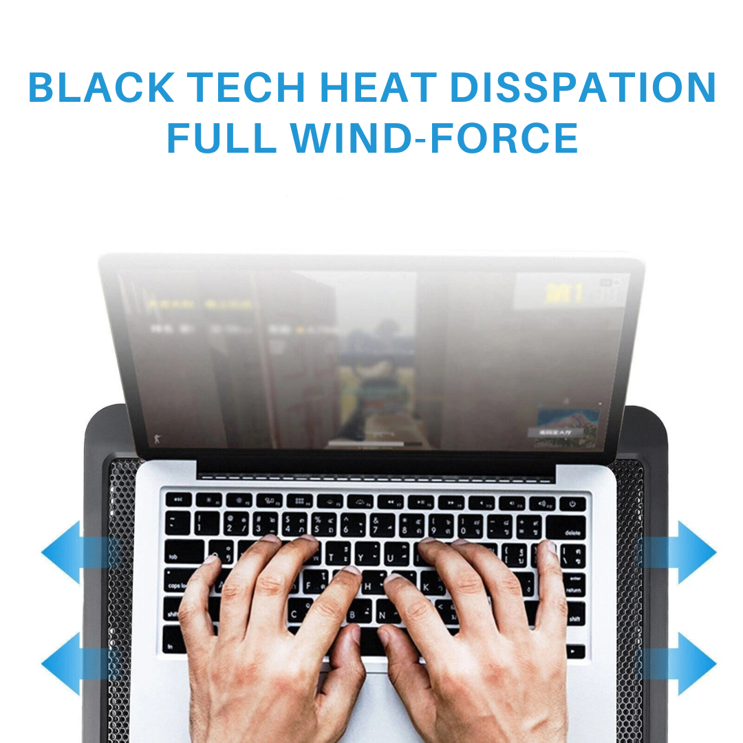 6-Fan Laptop Cooling Pad
