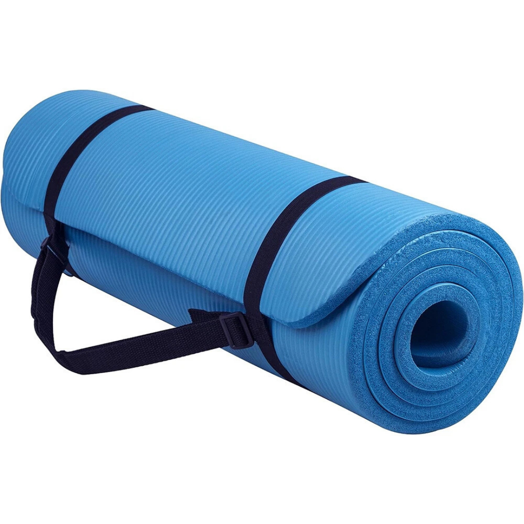 Thick Non-Slip Yoga Mat with Strap