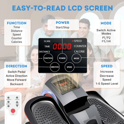 Under Desk Elliptical Leg Exerciser