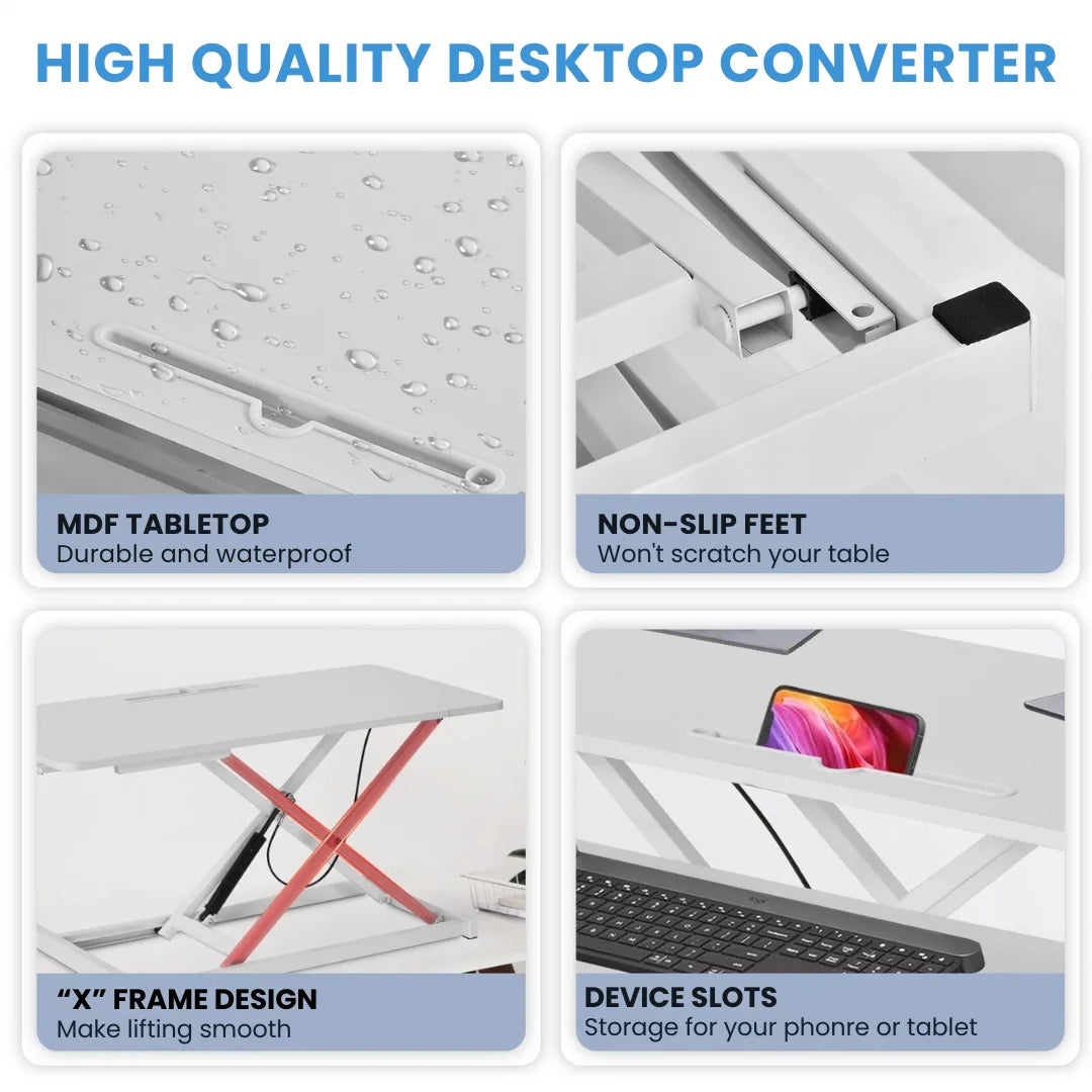 37” Ergonomic Standing Desk Riser