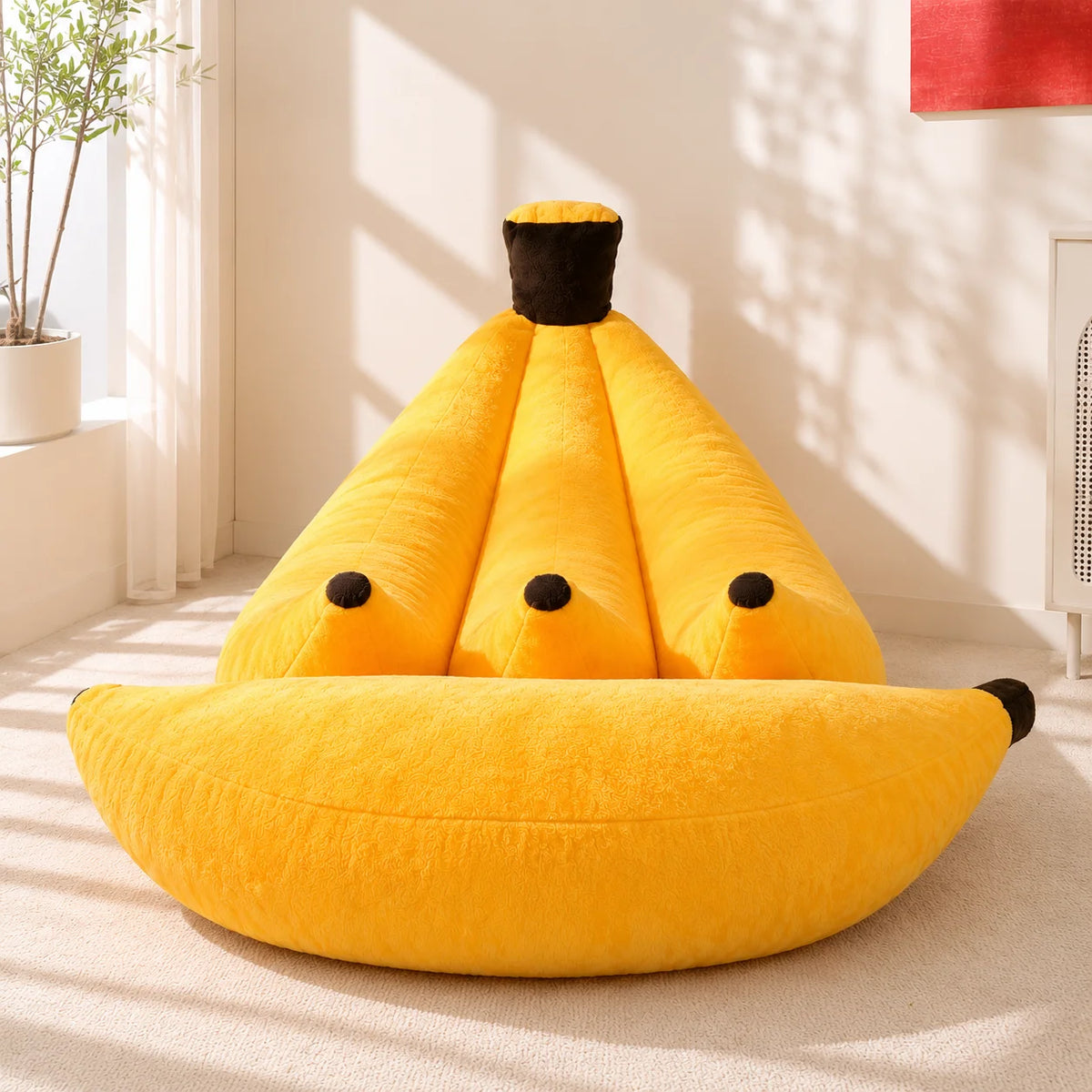 Banana Lounge Chair with Ottoman