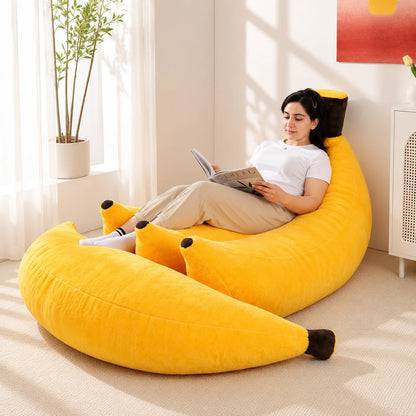 Banana Lounge Chair with Ottoman