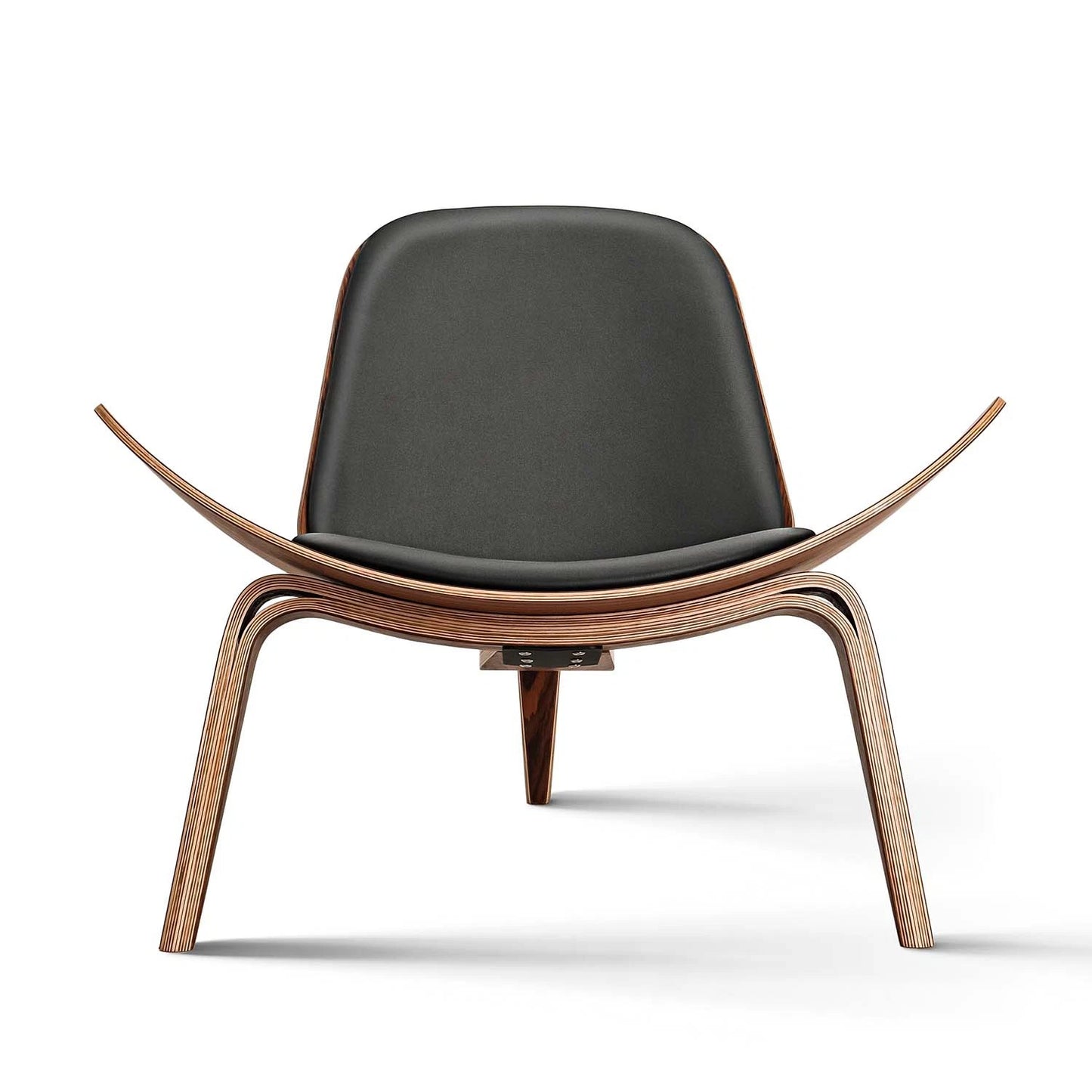 Classic Black Shell Lounge Chair