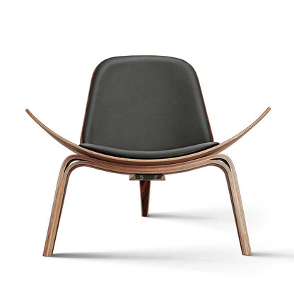 Classic Black Shell Lounge Chair