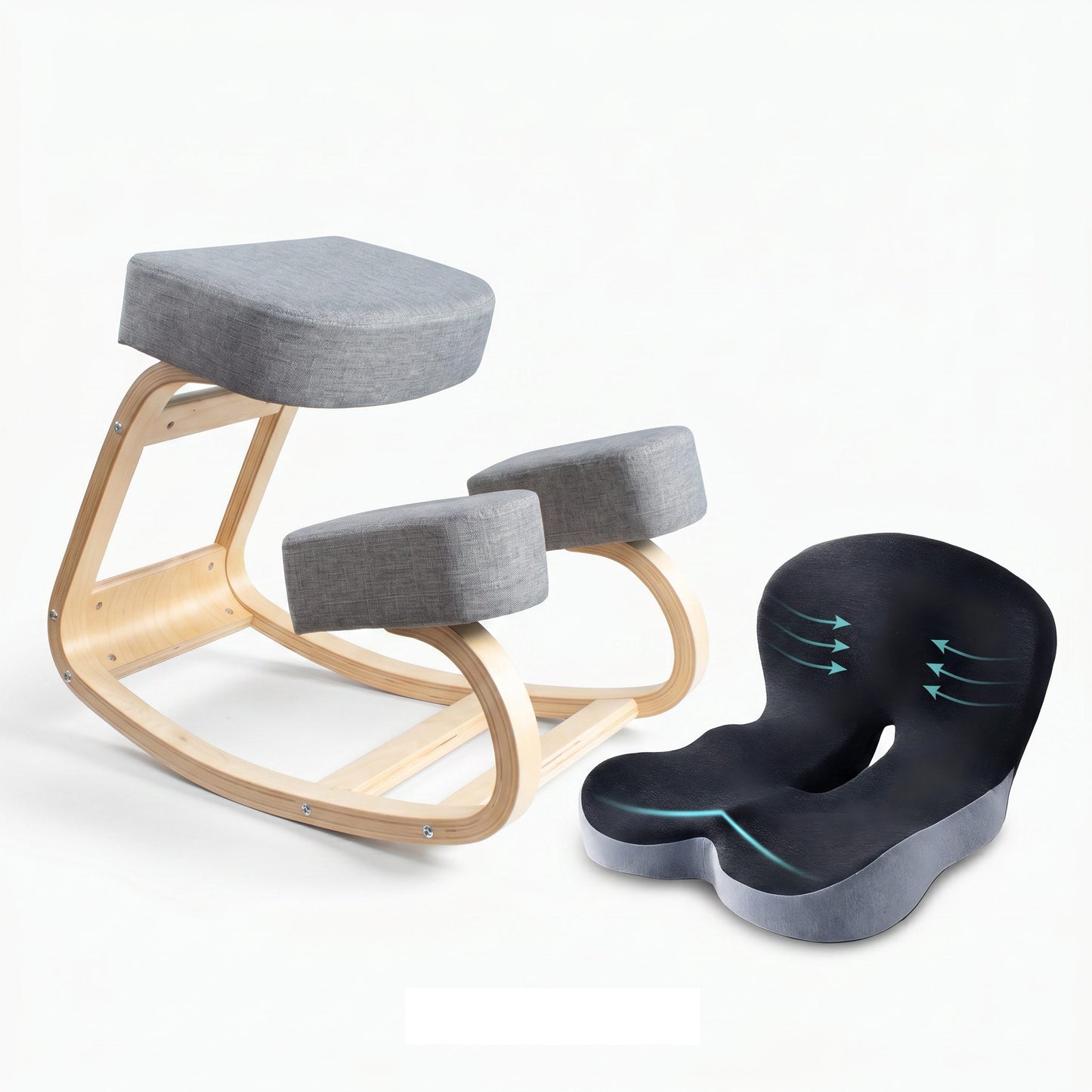 Kneeling Bundle Essential (Wooden Grey Color)