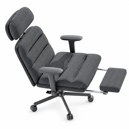 Cross-Legged Office Chair with Footrest
