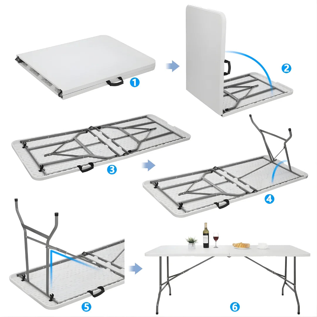 Easy-Carry Folding Table