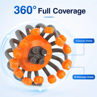 Electric Octopus Scalp Massager